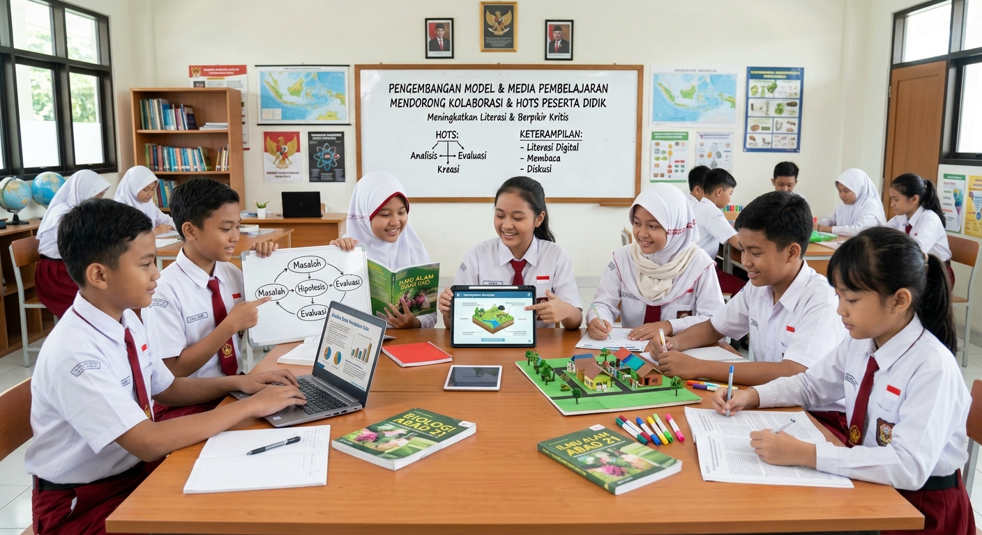 Menembus Sekat Hafalan: Rekonstruksi Model dan Media Pembelajaran Berbasis HOTS demi Nalar Kritis Generasi Bangsa